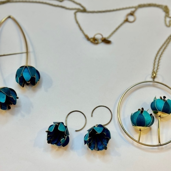 Paca Peca Parchment Jewelry Collection, Blue Bells - Picture 7 of 14